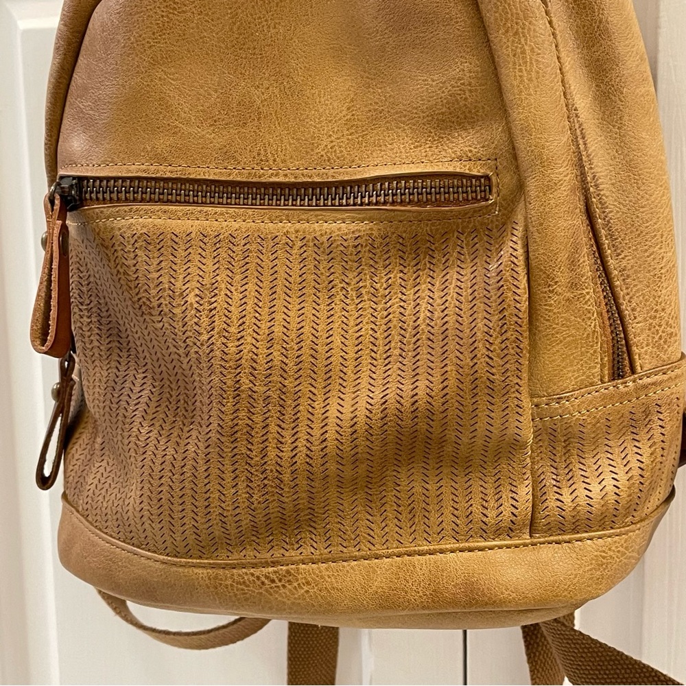 Moda Luce Mini Leather Backpack Bag - image 3
